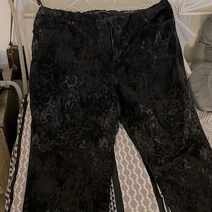 Black with gray through out the jeans